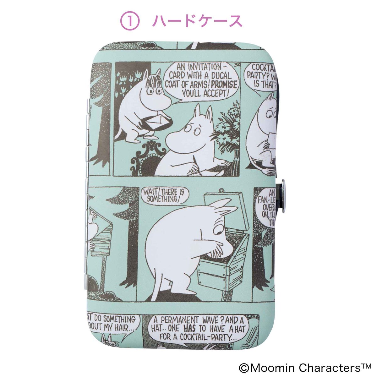 コミックス柄がかわいいムーミンデザインのハードケース