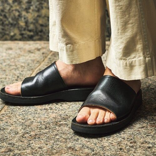 Schott マーケディング・Satsumaさん愛用のサンダルはショット×ブラザーブリッジのLEATHER SANDAL