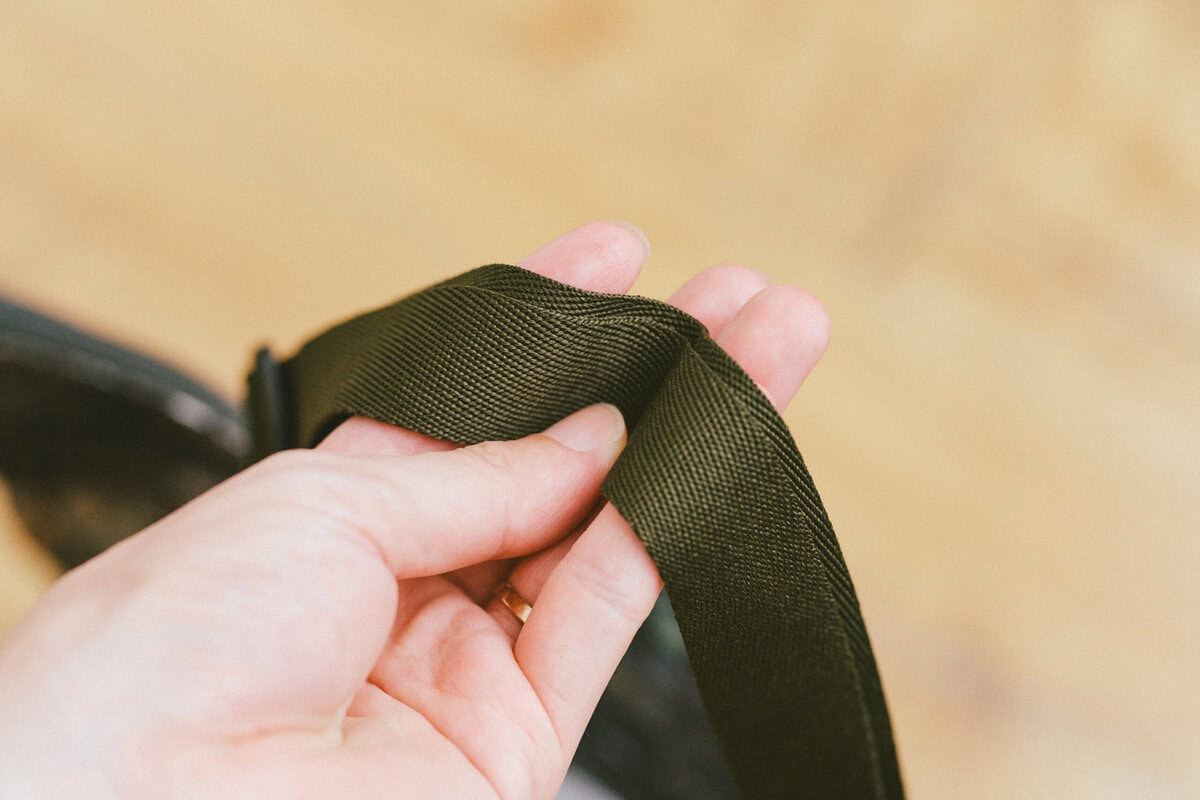 ハンドルは柔らかく持ちやすい