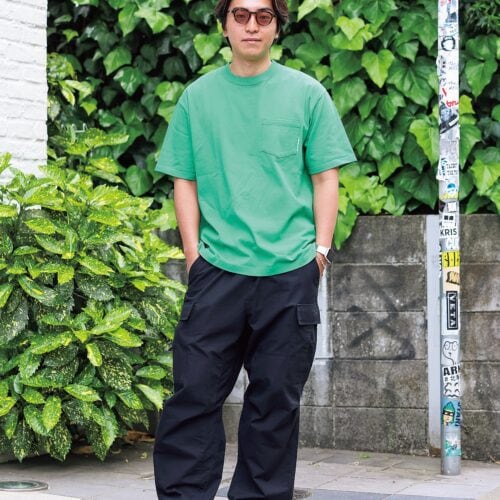 atmos マーケティング 大森 弘武さんのサンダル＆サングラスコーディネート