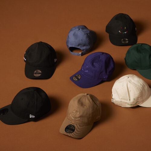 本製品は、New Era®の中でも柔らかな被り心地が特徴の人気モデル9THIRTYをベースに、ブランドのハッピーでポジティブな精神を体現するスペシャルコレクションPS Paul Smith Happyのロゴをあしらった、全８型を展開。