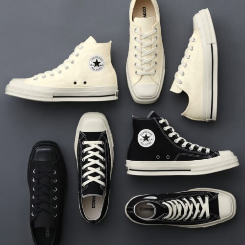 CONVERSE（コンバース）からモダンとクラフトが交差する、まったく新しいオールスター「ALL STAR SQUARETOE」デビュー。スタイルの選択肢は、つま先から。