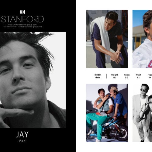 STANFORD（スタンフォード）所属のモデル・ジェイ