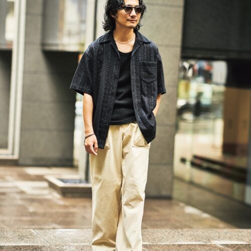 Schott マーケディング・Satsumaさんのサンダル＆サングラスコーディネイト