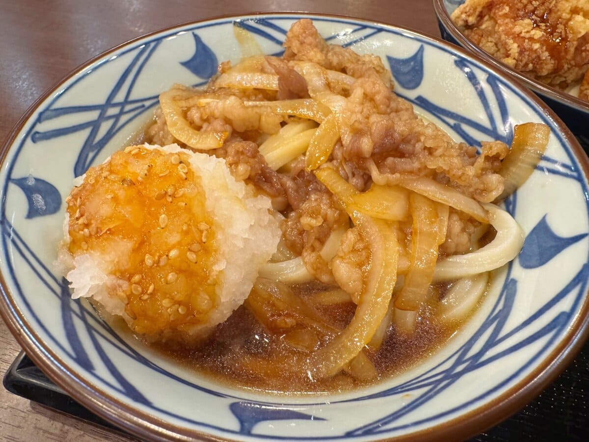鬼おろし肉ぶっかけうどん