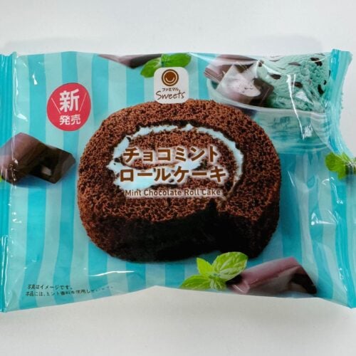 チョコミントロールケーキ