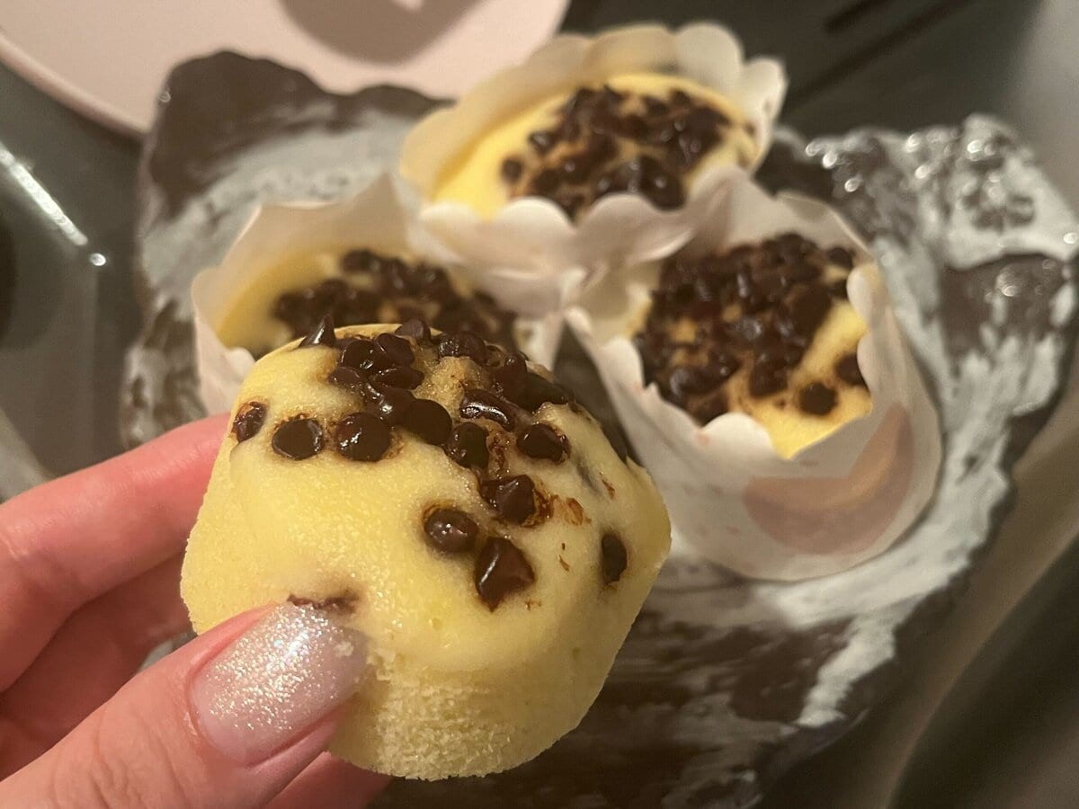貝印「ステンレス蒸し器」で作った「ふわふわカップケーキ」