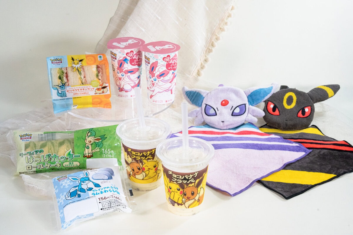 ファミリーマート×ポケモン　イーブイ＆進化形
