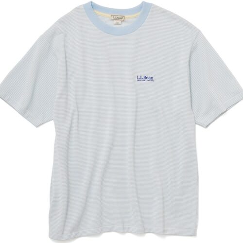 肌離れのよいドライなタッチのピケ素材のエル・エル・ビーン ジャパンエディションのTシャツ