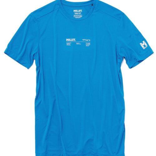 本格スポーツに適した通気性、速乾性があるミレーのTシャツ