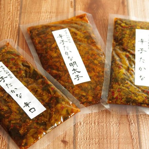 備蓄米に合うご飯のお供「辛子高菜」