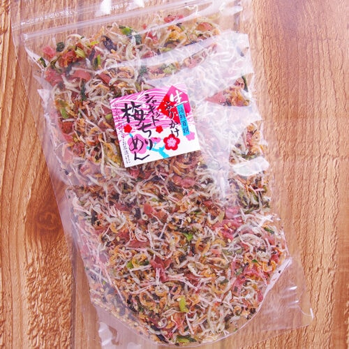 備蓄米に合うご飯のお供「シャキット梅ちりめん」