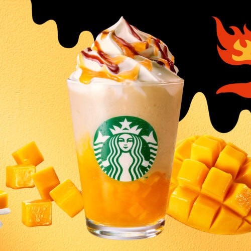 ホットハニー オリエンタル マンゴー & ティー フラペチーノ