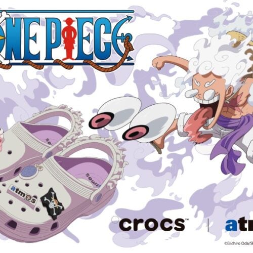 ONE PIECE（ワンピース）×atmos（アトモス）×Crocs（クロックス）のトリプルコラボが実現！“解放のドラム”が鳴り響く、ギア5のルフィが足元に宿る限定クロッグが2025年6月21日（土）より発売。