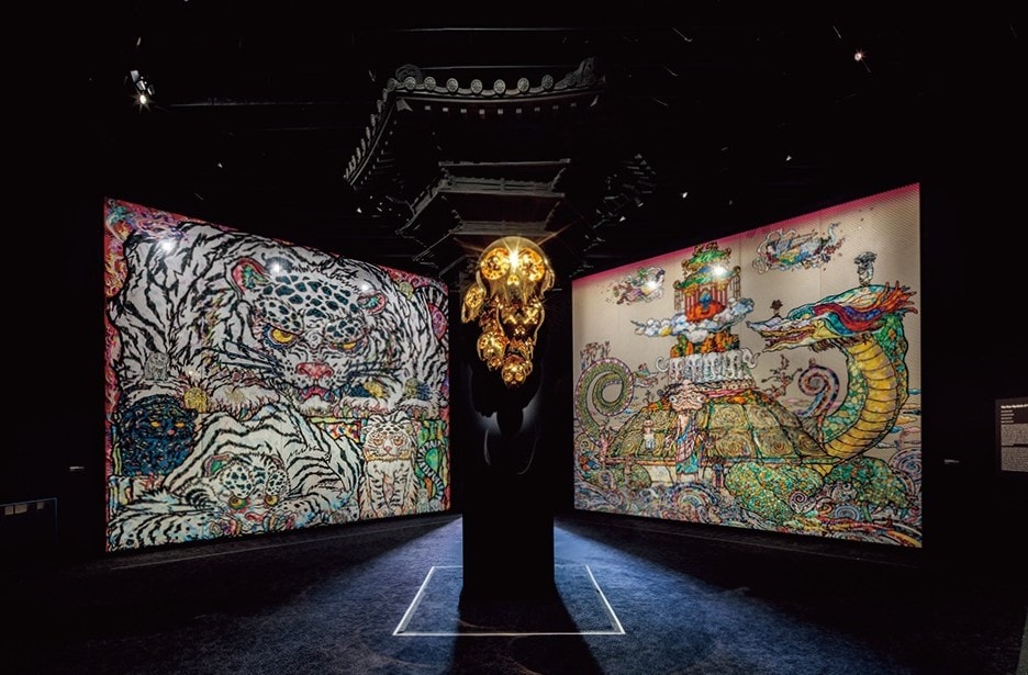 アメリカ・オハイオ州クリーブランドミュージアム
で開催中の村上隆の個展「Takashi Mura
kami: Stepping on the Tail of a Rainbow」