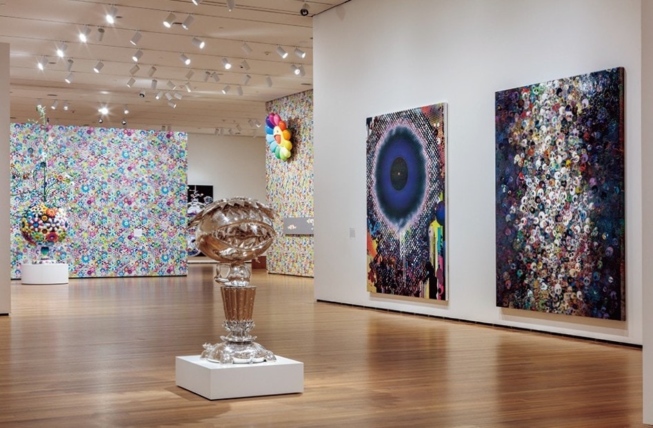 アメリカ・オハイオ州クリーブランドミュージアム
で開催中の村上隆の個展「Takashi Mura
kami: Stepping on the Tail of a Rainbow」