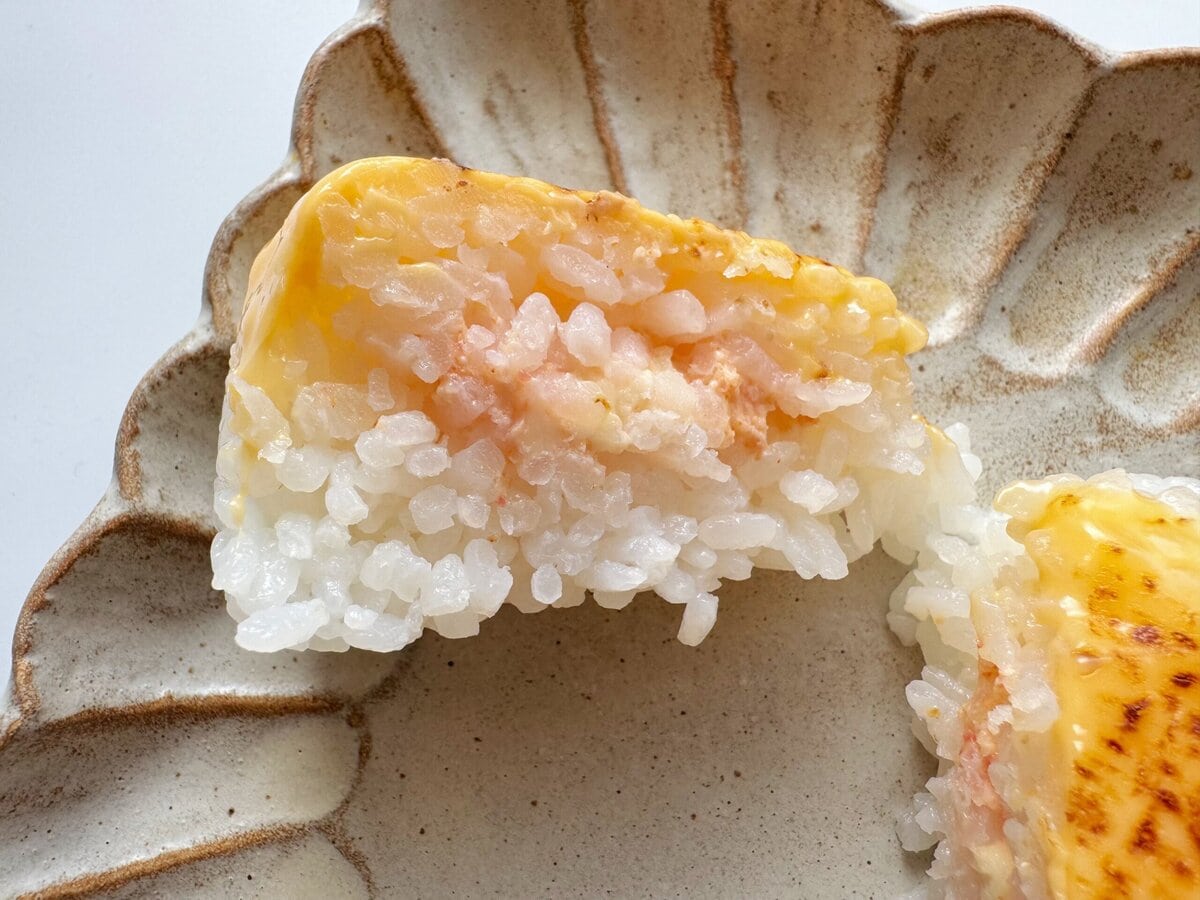 具の明太チーズは思ったより主張が弱めでしたが、味わいはこってりと濃厚で美味しい！
