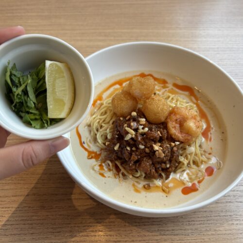 デニーズ×飯田商店　オリエンタル冷やし豆乳担々麺〜The answer to Asian noodle〜