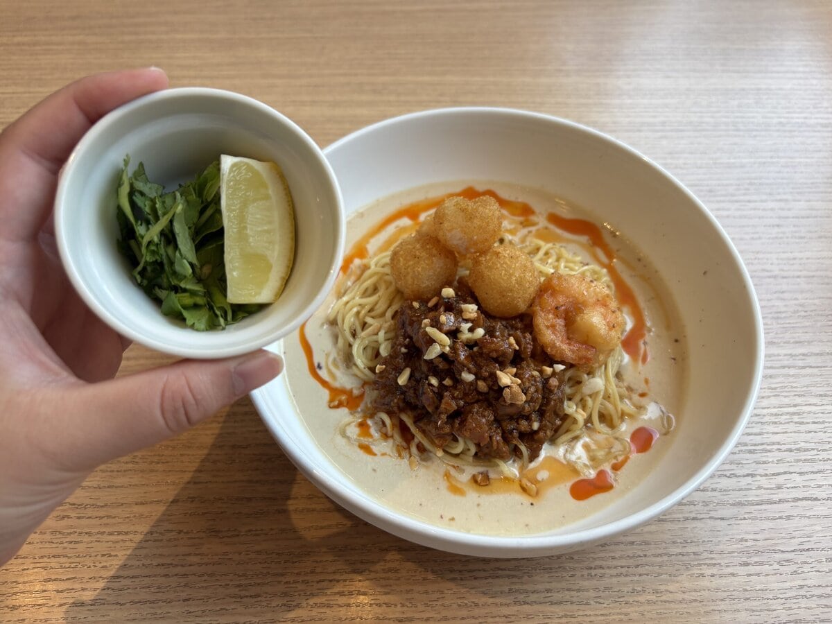 デニーズ×飯田商店　オリエンタル冷やし豆乳担々麺〜The answer to Asian noodle〜