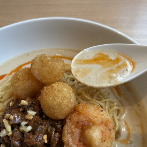 デニーズ×飯田商店　オリエンタル冷やし豆乳担々麺〜The answer to Asian noodle〜