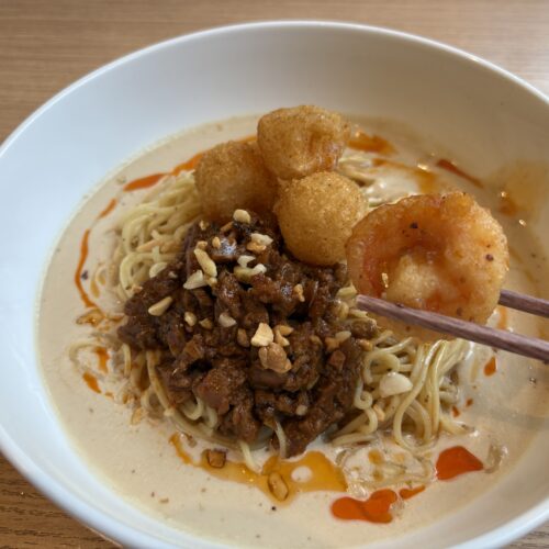 デニーズ×飯田商店　オリエンタル冷やし豆乳担々麺〜The answer to Asian noodle〜