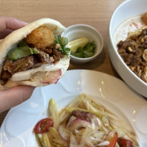 デニーズ×飯田商店　「オリエンタル冷やし豆乳担々麺〜The answer to Asian noodle〜」の飯田店主おすすめセット