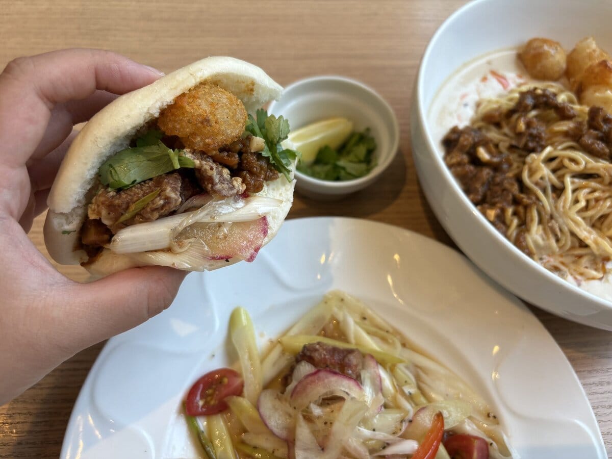 デニーズ×飯田商店　「オリエンタル冷やし豆乳担々麺〜The answer to Asian noodle〜」の飯田店主おすすめセット