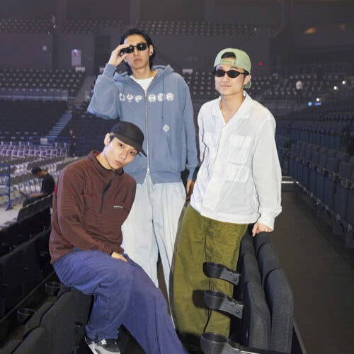 プロダンスチームValuence INFINITIESメンバーのNAOKI、TOMOYA、MASSA