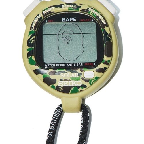アーティスト・COIN PARKING DELIVERYさんの“MY BAPE®”　BAPE®×SEIKO STOP WATCH