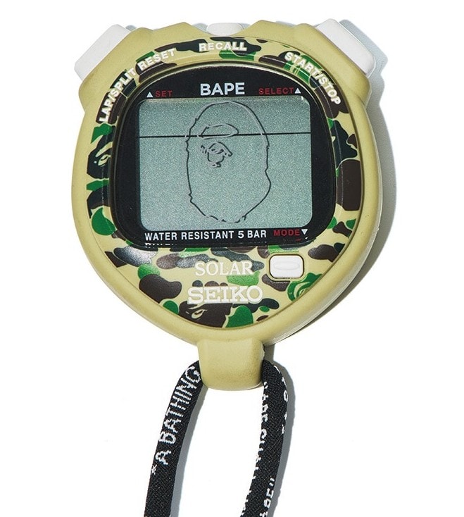 アーティスト・COIN PARKING DELIVERYさんの“MY BAPE®”　BAPE®×SEIKO STOP WATCH