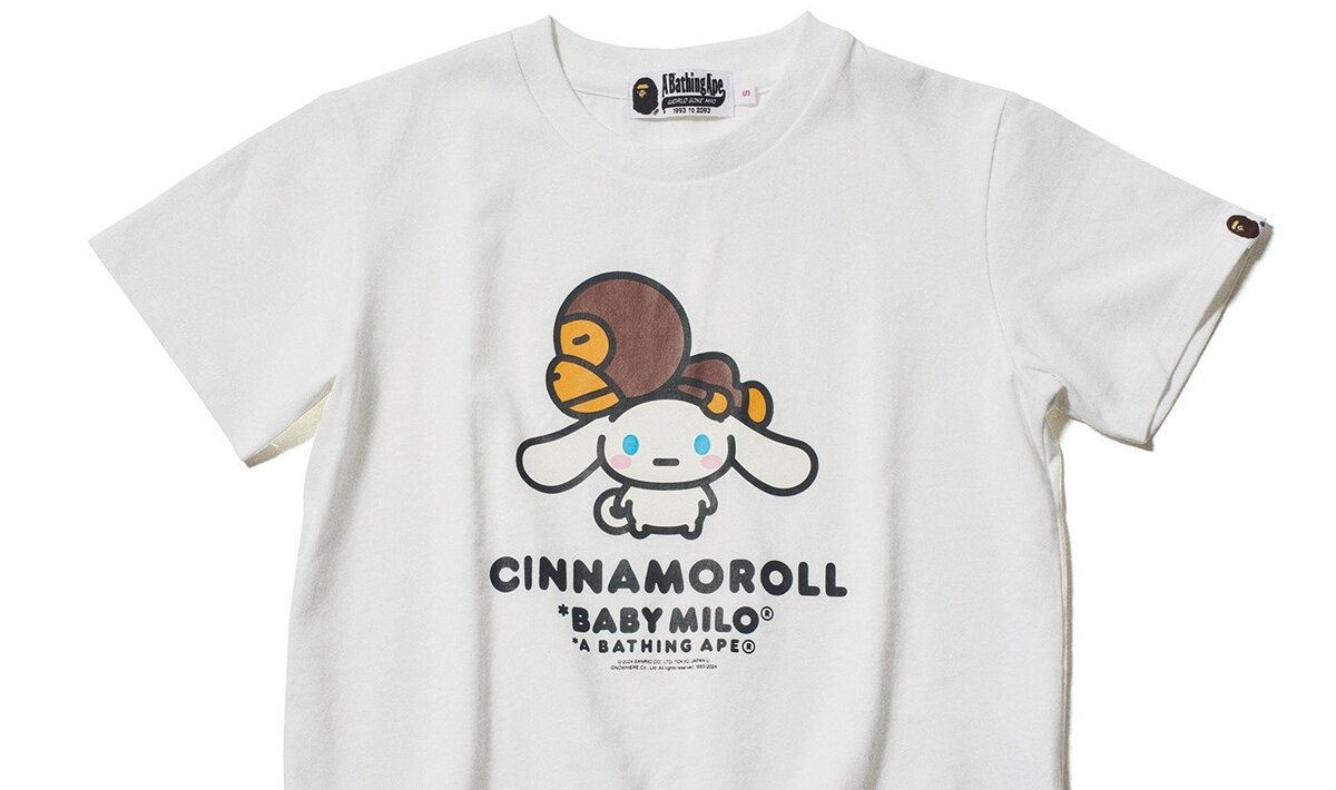 ラッパー・ELLE TERESAさんの“MY BAPE®”　BABY MILO®× CINNAMOROLL - TEE