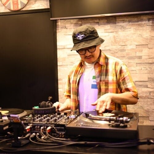 レコードDJ教室で講師を務めてくれたDJ TAKASHItさん