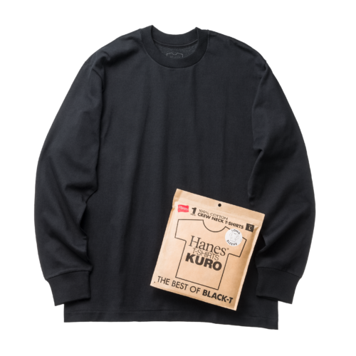 120年以上にわたり世界中の人々に親しまれるベーシックアパレルブランド Hanes。同ブランドにおける最高の黒Tシャツを追求した、”THE BEST OF BLACK-T” 「Hanes T-SHIRTS KUROクルーネックロングスリーブTシャツ」が、8月下旬よりヘインズ公式オンラインストア及び全国のヘインズ正規取扱店で発売する。