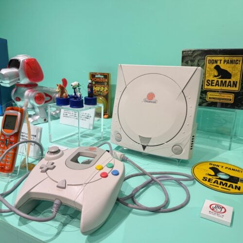 ドリキャスやPS2も展示