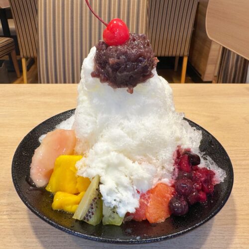 純氷かき氷　フルーツみるく～しろくま風～