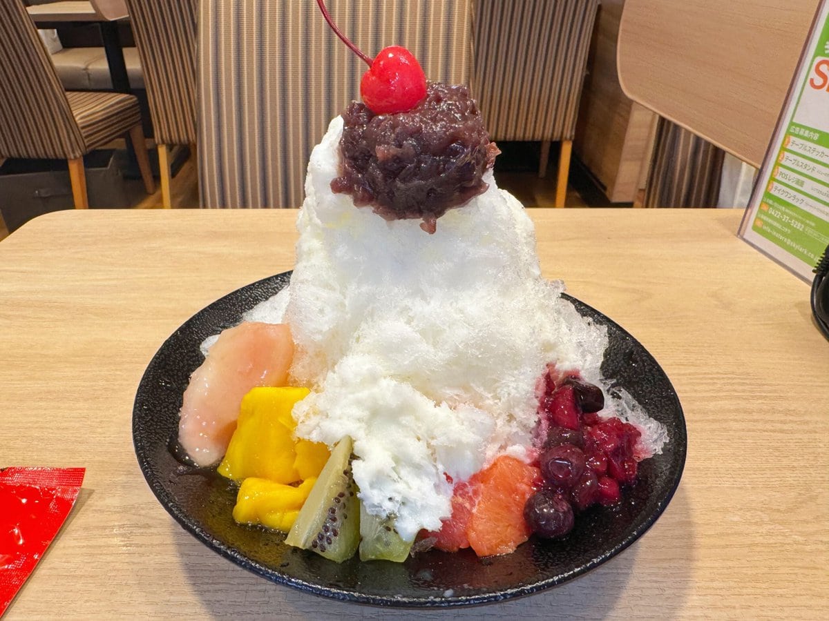 純氷かき氷　フルーツみるく～しろくま風～
