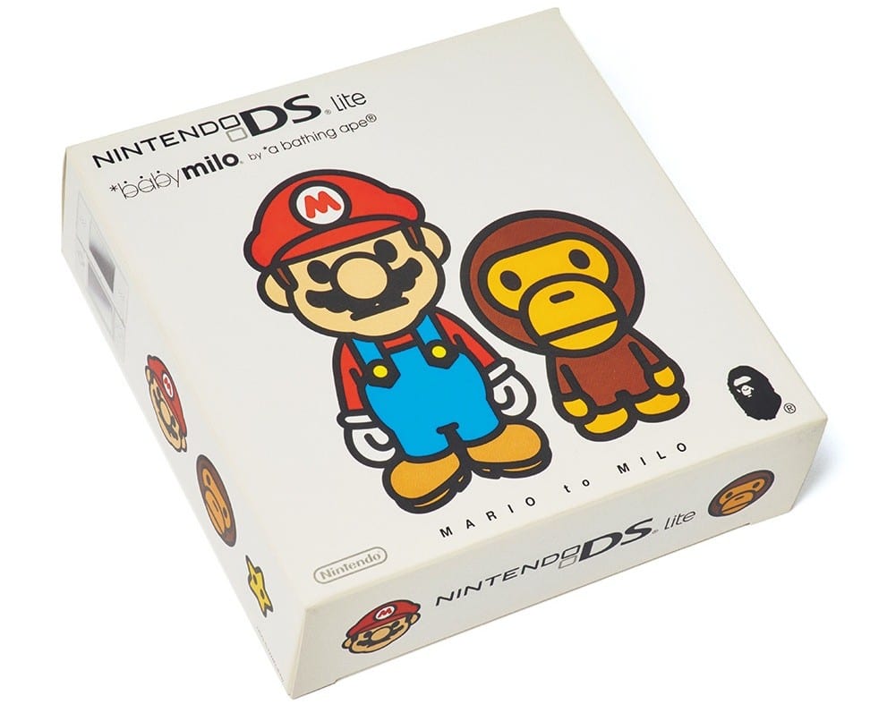 2008年発売 BAPE®のNINTENDO DS Lite
“MARIO to MILO”