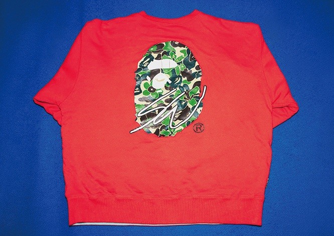 アーティスト・COIN PARKING DELIVERYさんの“MY BAPE®”　BAPE®×SEAN WOTHERSPOON
4WAY CREWNECK