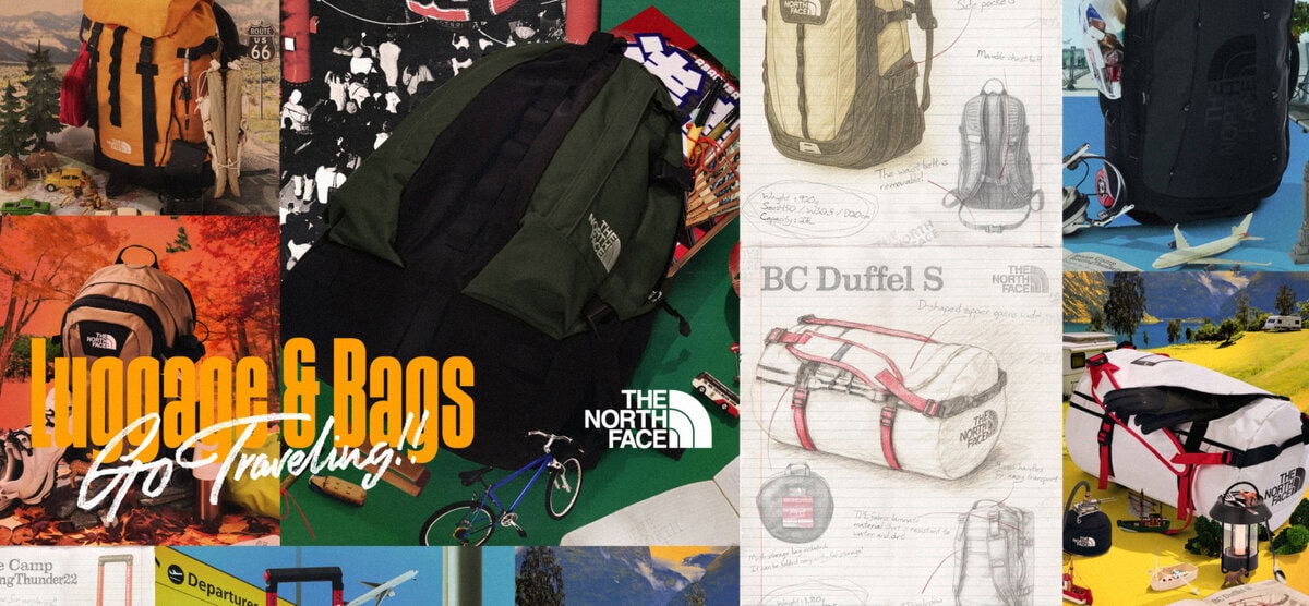 THE NORTH FACE（ザ・ノース・フェイス）からクラシックな佇まいの新作2型に加え、秋の行楽シーズンに活躍する定番モデルをご紹介。秋冬旅におすすめバックパック&ラゲッジ5選となっている。