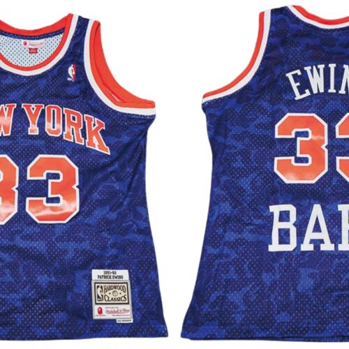 スチャダラパー Boseさんの“MY BAPE®” BAPE® × Mitchell & Ness × NBA NEW YORK KNICKS JERSEY TANKTOP