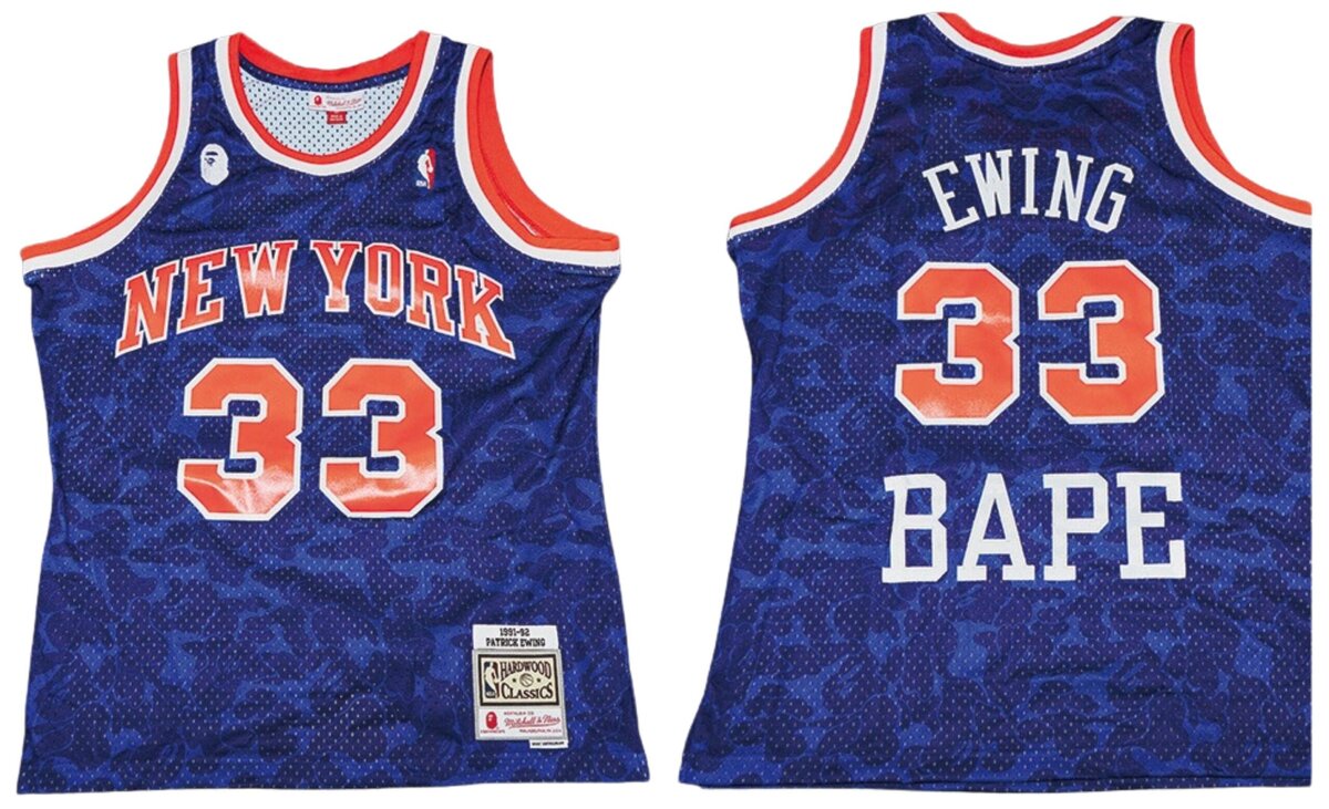スチャダラパー Boseさんの“MY BAPE®” BAPE® × Mitchell & Ness × NBA NEW YORK KNICKS
JERSEY TANKTOP