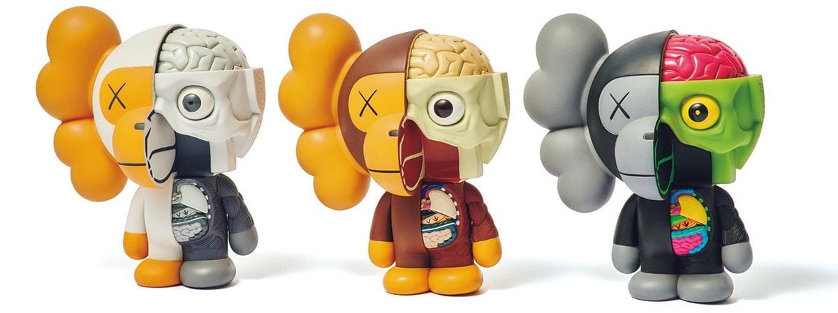 2011年発売 BAPE®のBAPE®×OriginalFake × MEDICOM TOY
"Dissected BABY MILO®"