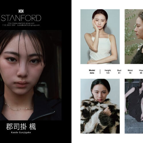 STANFORD所属のモデル郡司掛 楓