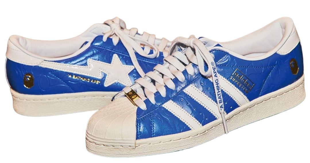 ヒップホップアーティスト・Kaneeeさんの“MY BAPE®”　　BAPE®× ADIDAS SUPERSTAR
