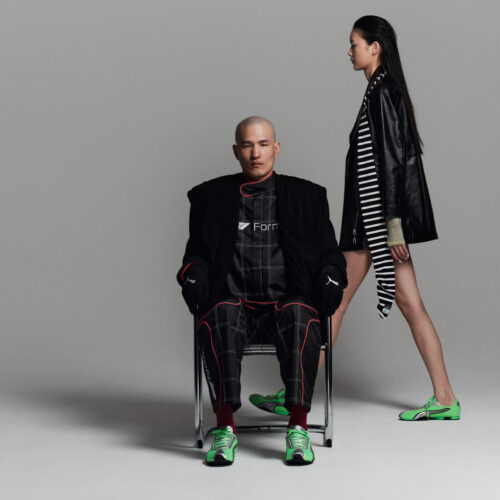 服部氏は「Neo-Bohemian」「Neo-Ivy」「High-Street」「Neo-Wave」をテーマに、菅沼氏は「Sporty Girly」「Minimal Style」「Biker Mode」「Thug Tech」のテーマに、H-STREET のスタイリングを披露する。