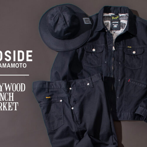2024年から続くWILDSIDE YOHJI YAMAMOTO（ワイルドサイド ヨウジヤマモト）とHOLLYWOOD RANCH MARKET（ハリウッド ランチ マーケット）によるコラボレーション。第3弾となる最新作を、2025年9月27日（土）にリリースする。