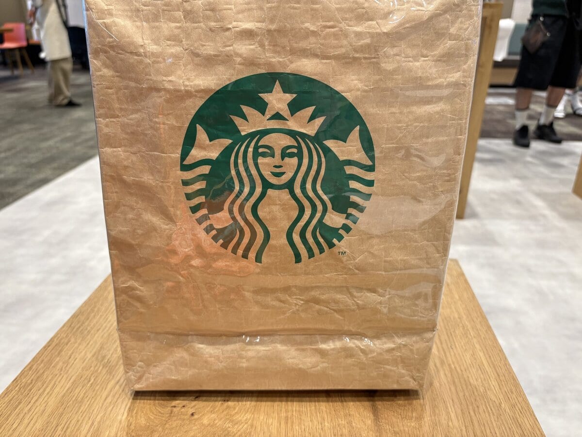 STARBUCKS STAND by BEAMS　LOGO PVC ショッパートート