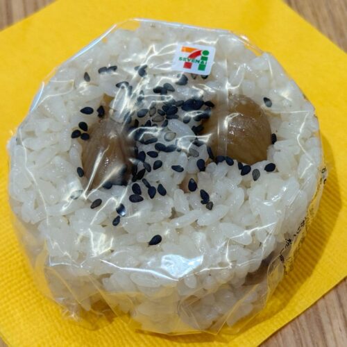 栗炊き込みご飯おむすび