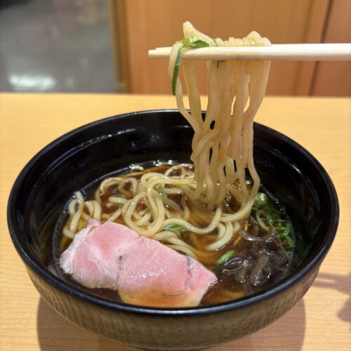 スシロー　観月の宴 原神コラボ限定ステッカー付き 復刻醤油ラーメン