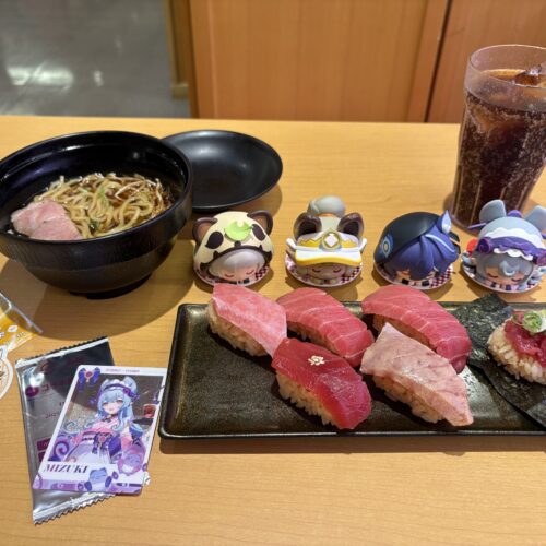 スシロー　観月の宴 原神コラボ限定ミニフィギュア付き ソフトドリンク